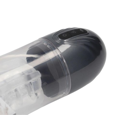 SonicPull - Suction and Vibration Masturbator Pump - Multimedia Enhanced - Gun Metal Pumped