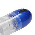 SonicPull - Suction and Vibration Masturbator Pump - Multimedia Enhanced - Metallic Blue Pumped
