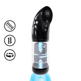 StrokeMate - Suction Rotation and Thrusting Masturbator Pump - Black Pumped