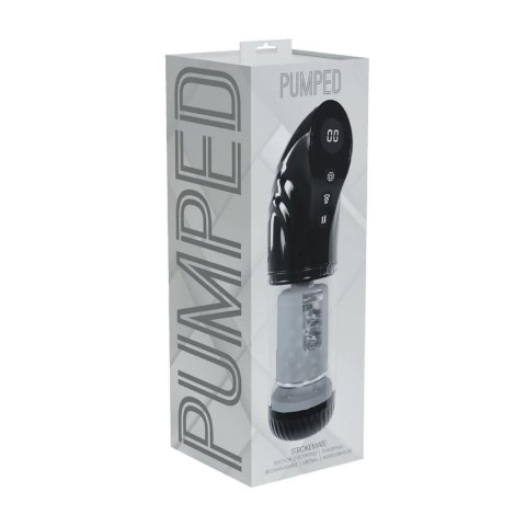 StrokeMate - Suction Rotation and Thrusting Masturbator Pump - Black Pumped