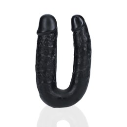 U Shaped Double Dildo 12,7 cm - Black RealRock