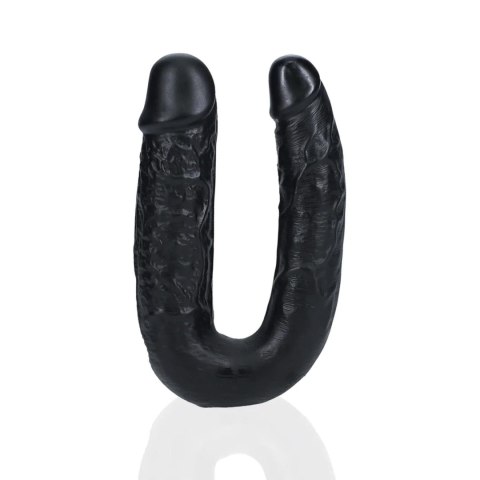 U Shaped Double Dildo 12,7 cm - Black RealRock