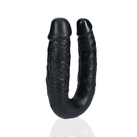 U Shaped Double Dildo 12,7 cm - Black RealRock