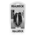U Shaped Double Dildo 12,7 cm - Black RealRock