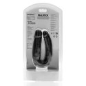 U Shaped Double Dildo 12,7 cm - Black RealRock