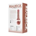 Vibrating Regular Curved Cock - 15,5 cm - Tan RealRock