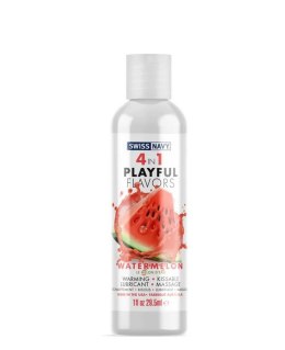 4 in 1 Lubricant with Watermelon Flavor - 1 fl oz / 30 ml Swiss Navy