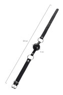 Anonymo gag, TPR, black, 64 cm Anonymo by TOYFA