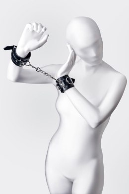 Anonymo handcuffs, PU leather, black Anonymo by TOYFA