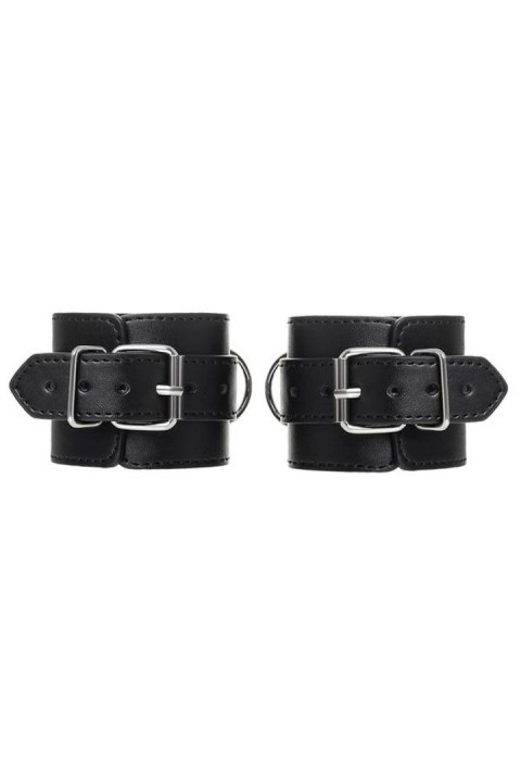 Anonymo handcuffs, PU leather, black Anonymo by TOYFA