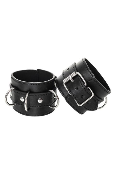 Anonymo handcuffs, PU leather, black Anonymo by TOYFA