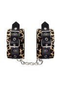 Anonymo handcuffs, PU leather, print, 27 cm Anonymo by TOYFA
