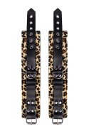Anonymo handcuffs, PU leather, print, 27 cm Anonymo by TOYFA