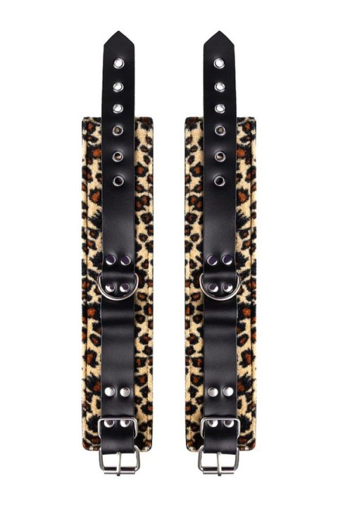 Anonymo handcuffs, PU leather, print, 27 cm Anonymo by TOYFA