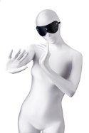 Anonymo mask, PU leather, black, 24 cm Anonymo by TOYFA