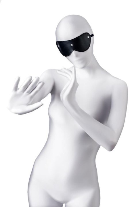 Anonymo mask, PU leather, black, 24 cm Anonymo by TOYFA