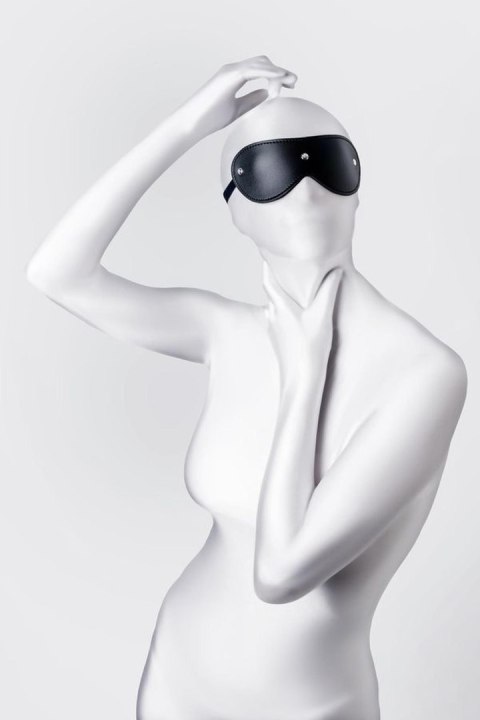 Anonymo mask, PU leather, black, 24 cm Anonymo by TOYFA