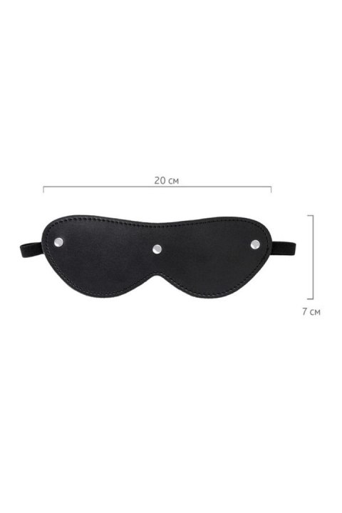 Anonymo mask, PU leather, black, 24 cm Anonymo by TOYFA