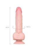 Dildo My babe by RealStick My Dear, flesh,TPE, 22,5cm RealStick Nude by TOYFA