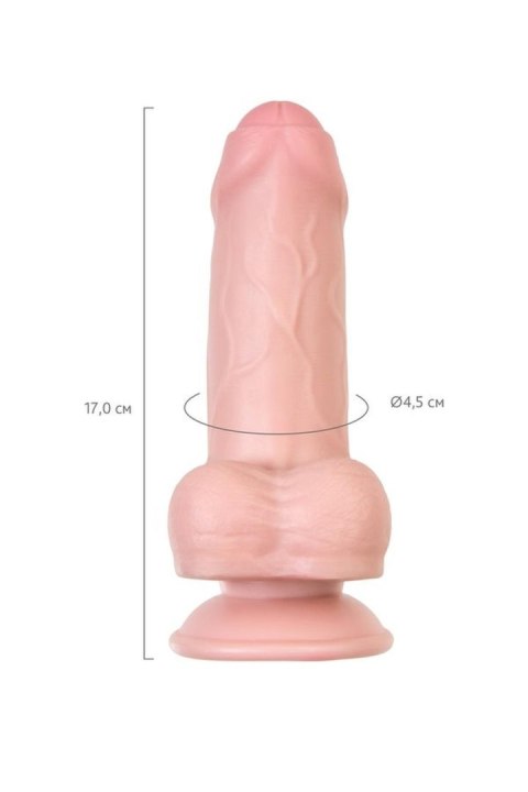 Dildo My babe by RealStick My Precious, flesh,TPE, 17cm RealStick Nude by TOYFA