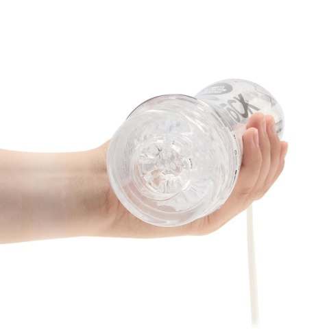 Easy Rider - Textured Masturbator - Transparent RealRock