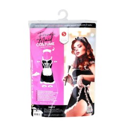French Maid Costume - S/M - Black S-Line