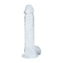 Realistic Dildo with Balls - 5" / 12,7 cm - Transparent RealRock