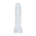 Realistic Dildo with Balls - 5" / 12,7 cm - Transparent RealRock