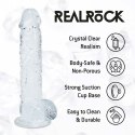 Realistic Dildo with Balls - 5" / 12,7 cm - Transparent RealRock