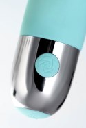 Relief vibrator with clitoral stimulation Flovetta Flax, silicone, mint, 17.5 cm Flovetta