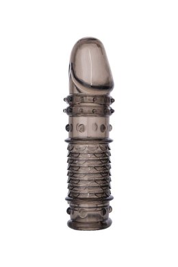 ToyFa XLover, Penis sleeve, for enlargement, TPE, transparent black, 13.5 cm XLover by TOYFA