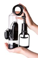 A-TOYS, Penis Pump Coal, with vibro, PVC, Transparent, 22,8 cm A-Toys