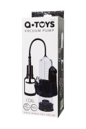 A-TOYS, Penis Pump Coal, with vibro, PVC, Transparent, 22,8 cm A-Toys