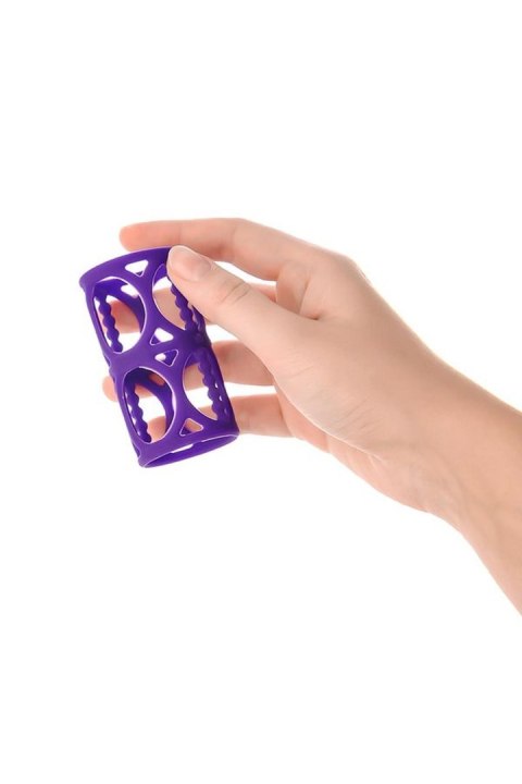 A-TOYS, Penis Sleeve, Silicone, Purple, 7.5 cm A-Toys