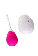 A-TOYS, Vibrating egg with remote control, silicone, pink and white, 12 cm A-Toys