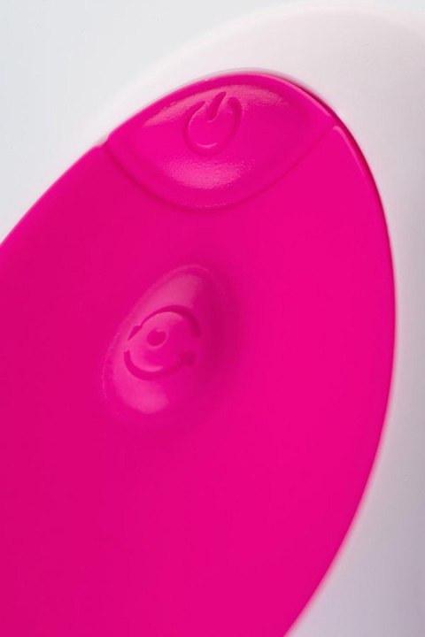 A-TOYS, Vibrating egg with remote control, silicone, pink and white, 12 cm A-Toys