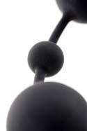 Anal beads Toyfa A-toys Coron, with balls, silicone, black, 35,9 cm A-Toys