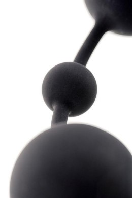 Anal beads Toyfa A-toys Coron, with balls, silicone, black, 35,9 cm A-Toys