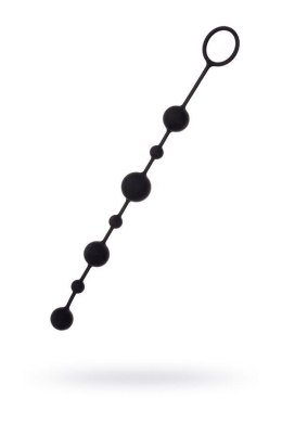 Anal beads Toyfa A-toys Coron, with balls, silicone, black, 35,9 cm A-Toys