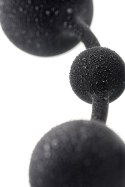 Anal beads Toyfa A-toys Coron, with balls, silicone, black, 35,9 cm A-Toys