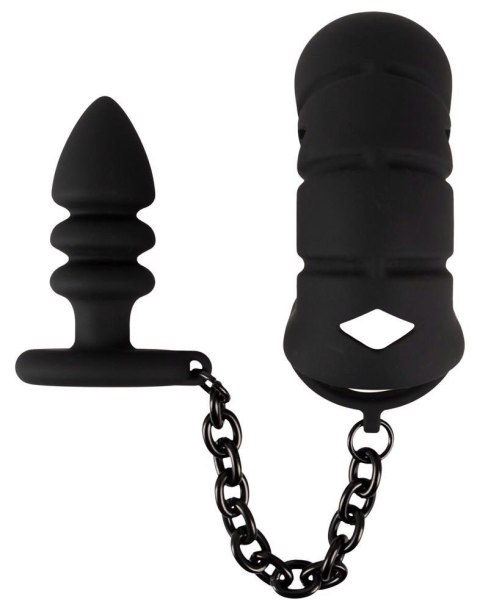 Black Velvets Cock cage with a Black Velvets