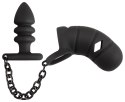Black Velvets Cock cage with a Black Velvets