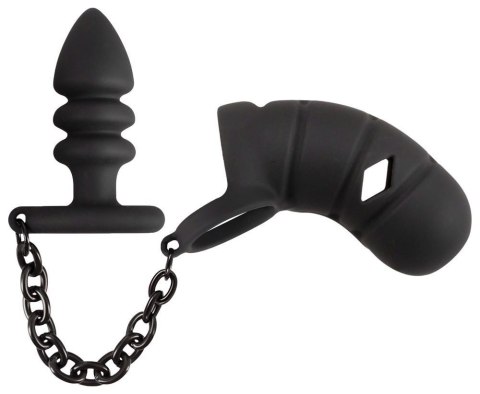 Black Velvets Cock cage with a Black Velvets