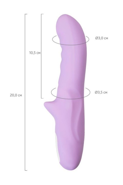JOS JRotator vibrator MERRY-GOR, silicone, purple, 20.7 cm JOS
