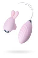 JOS VITA finger vibrating egg and vibrating attachment, silicone, powder pink, 8.5 and 8 cm JOS