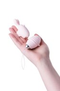 JOS VITA finger vibrating egg and vibrating attachment, silicone, powder pink, 8.5 and 8 cm JOS