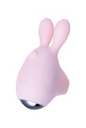 JOS VITA finger vibrating egg and vibrating attachment, silicone, powder pink, 8.5 and 8 cm JOS