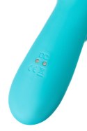 JOS Vibrator-rotator with clitoral stimulation JOS MERRY-SWI, silicone, blue, 20.7 cm JOS
