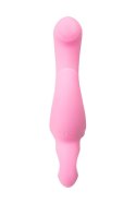 JOS Vibrator with clitoral stimulator JOS Twistme, silicone, pink, 19.5 cm JOS