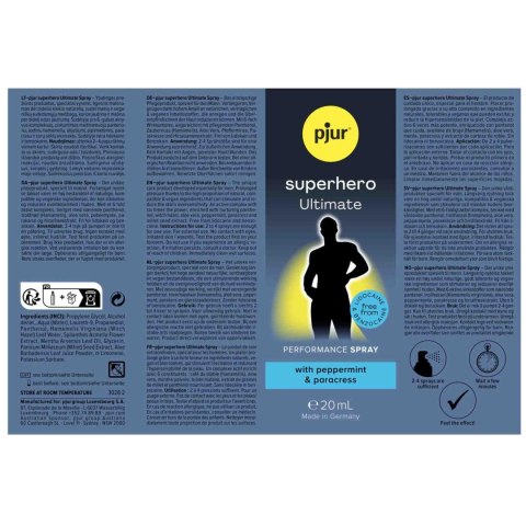 Pjur superhero Ultimate Spray, 20 ml Pjur